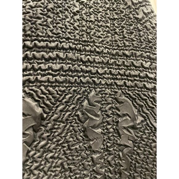 Jerry T  Black ruched vest with rhinestone detail zipper XL - Picture 15 of 15